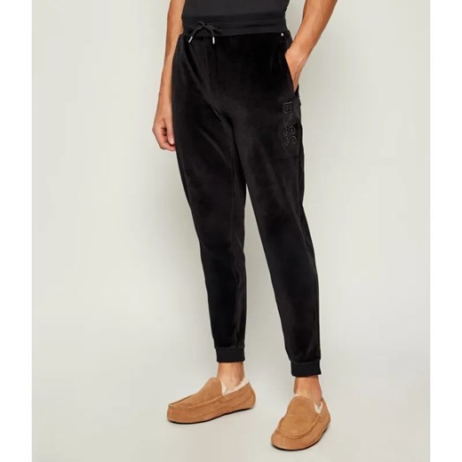 BOSS BLACK Spodnie dresowe Velour | Regular Fit ze sklepu Gomez Fashion Store w kategorii Spodnie męskie - zdjęcie 185813025