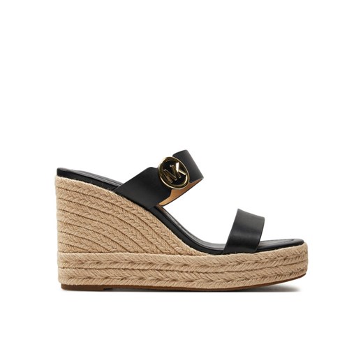 Espadryle MICHAEL Michael Kors 40S4LCMS3L Czarny ze sklepu eobuwie.pl w kategorii Klapki damskie - zdjęcie 185813077