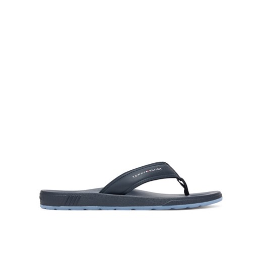Japonki Tommy Hilfiger Molded Comfort Th Beach Sandal FM0FM05508 Granatowy ze sklepu eobuwie.pl w kategorii Klapki męskie - zdjęcie 185813118