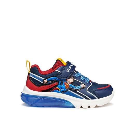 Sneakersy Geox J Ciberdron J56LBD 05411 C0200 DD Niebieski ze sklepu eobuwie.pl w kategorii Buty sportowe dziecięce - zdjęcie 185813159