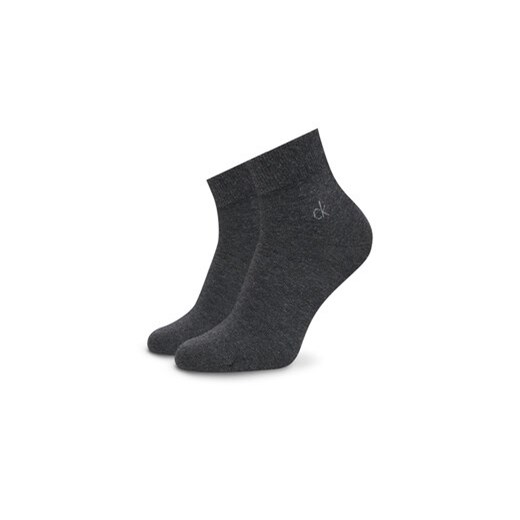 Zestaw 3 par niskich skarpet męskich Calvin Klein 701234209 Szary Calvin Klein 39_42 eobuwie.pl