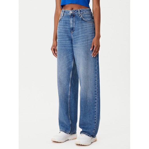 HUGO Jeansy Leni_B 50546357 Niebieski Loose Fit ze sklepu MODIVO w kategorii Jeansy damskie - zdjęcie 185813429