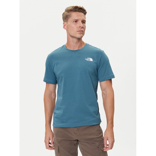 The North Face T-Shirt Redbox NF0A87NV Niebieski Regular Fit ze sklepu MODIVO w kategorii T-shirty męskie - zdjęcie 185813469