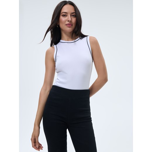 Mohito - Biały top basic - biały Mohito XL Mohito