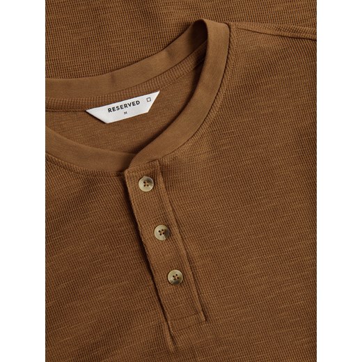 Reserved - Longsleeve regular - karminowy Reserved L Reserved