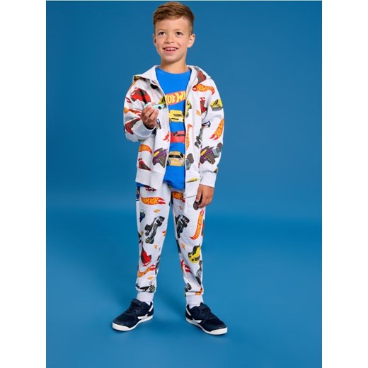 Sinsay - Bluza z kapturem Hot Wheels - szary - id: 081FC-09M - marki Sinsay - 185815397 Sinsay - Bluza z kapturem Hot Wheels - szary ze sklepu Sinsay w kategorii Bluzy chłopięce - zdjęcie 185815397