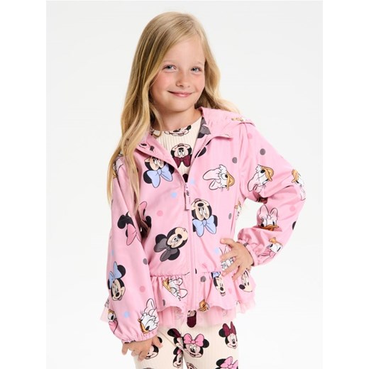 Sinsay - Kurtka z baskinką i ozdobnym tiulem Minnie Mouse - różowy - id: 697EI-03X - marki Sinsay - 185815477 Sinsay - Kurtka z baskinką i ozdobnym tiulem Minnie Mouse - różowy ze sklepu Sinsay w kategorii Kurtki dziewczęce - zdjęcie 185815477