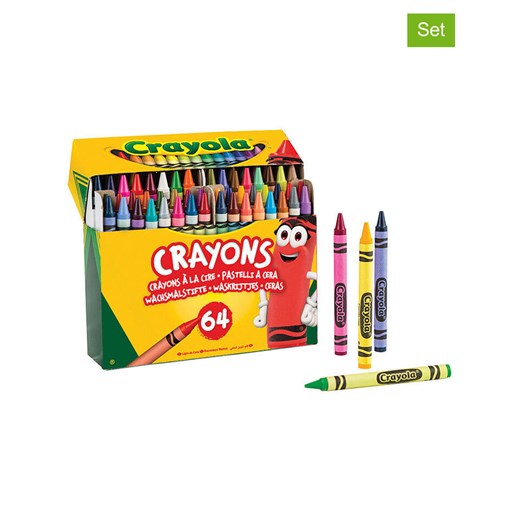 Crayola Kredki woskowe (64 szt.) - 3+ ze sklepu Limango Polska w kategorii Zabawki - zdjęcie 185816166