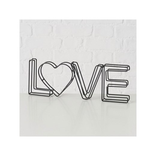 Boltze Dekoracja &quot;Love&quot; w kolorze czarnym - wys. 10,5 cm ze sklepu Limango Polska w kategorii Dekoracje - zdjęcie 185816349