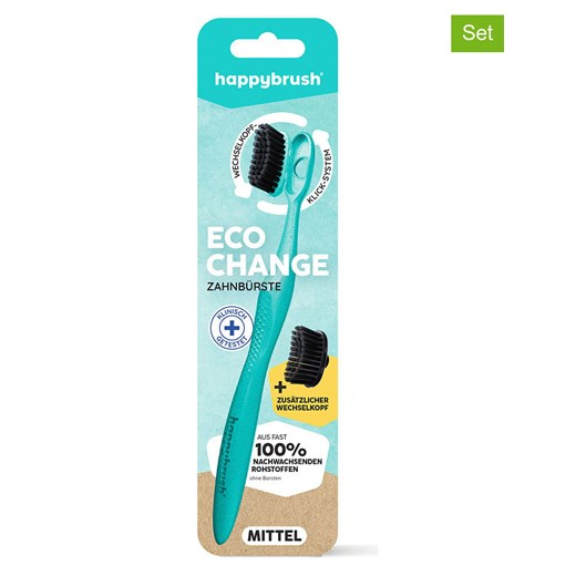Happy Brush Szczoteczki (2 szt.) &quot;EcoChange&quot; do zębów ze sklepu Limango Polska w kategorii Szczoteczki do zębów - zdjęcie 185816466