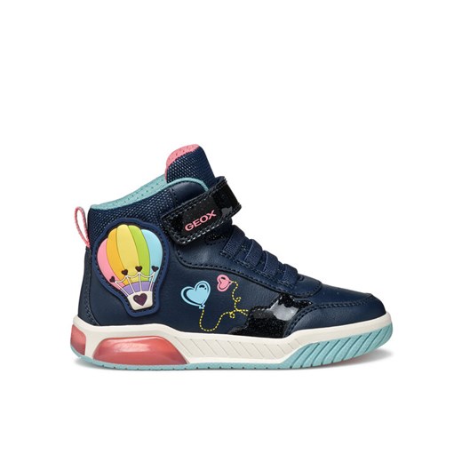 Sneakersy Geox J Inek J56ASA 0BCKC C4358 M Granatowy ze sklepu eobuwie.pl w kategorii Buty sportowe dziecięce - zdjęcie 185816747