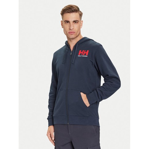 Helly Hansen Bluza HH Logo 54581 Granatowy Regular Fit ze sklepu MODIVO w kategorii Bluzy męskie - zdjęcie 185816995