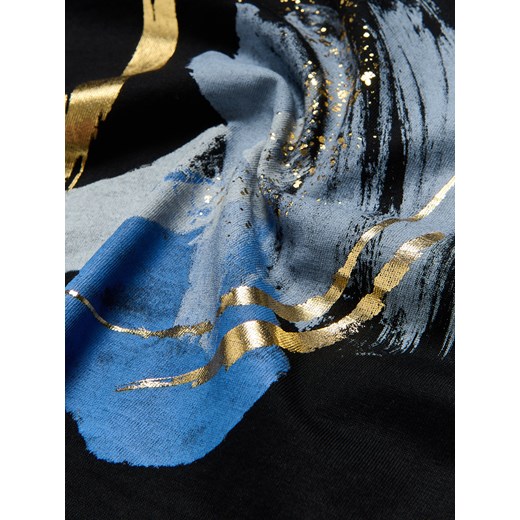 Reserved - T-shirt z nadrukiem - czarny Reserved S Reserved