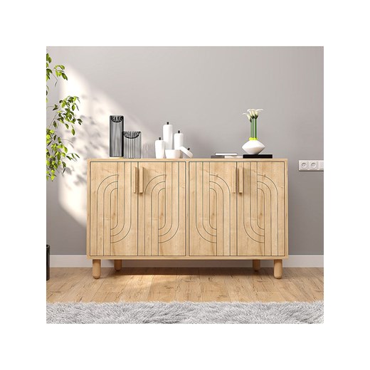 Scandinavia Concept Komoda &quot;Rodney&quot; w kolorze jasnobrązowym - 120 x 73 Scandinavia Concept onesize Limango Polska okazja