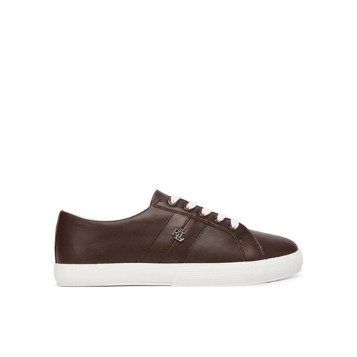 LAUREN RALPH LAUREN Sneakersy Janson II 802P02448001 Brązowy ze sklepu MODIVO w kategorii Buty sportowe damskie - zdjęcie 185817686