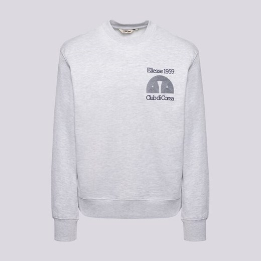 ELLESSE BLUZA CLUB DI CORSA SWEATSHIRT LGREY MRL ze sklepu Sizeer w kategorii Bluzy męskie - zdjęcie 185818028