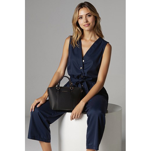 Torebka do ręki Vivisence T0009 czarny ze sklepu kontri.pl w kategorii Torby Shopper bag - zdjęcie 185818175