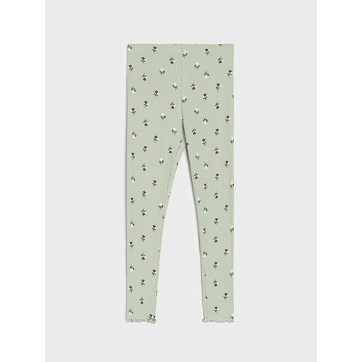 Sinsay - Legginsy z prążkowanej dzianiny 3 pack - wielobarwny Sinsay 98 (2-3 l) Sinsay
