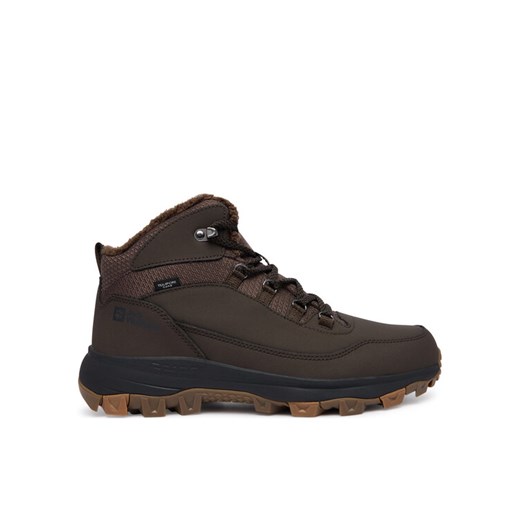 Trekkingi Jack Wolfskin Everquest Texapore Mid 4053611 Brązowy ze sklepu eobuwie.pl w kategorii Buty trekkingowe męskie - zdjęcie 185819555