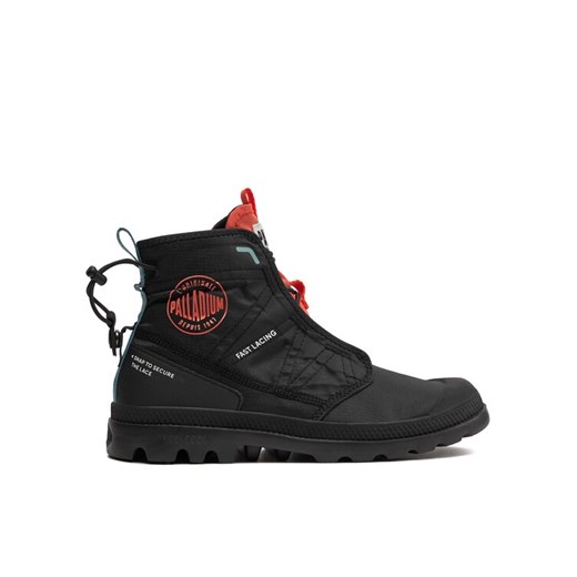 Trapery Palladium Pampa Travel Lite Rs 79104-008-M Czarny ze sklepu eobuwie.pl w kategorii Workery damskie - zdjęcie 185819609