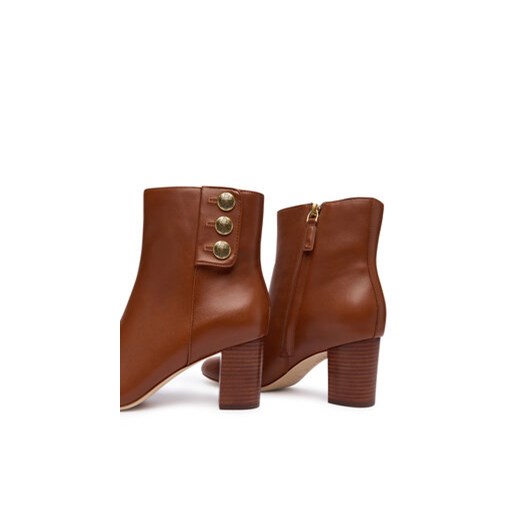 Botki LAUREN RALPH LAUREN Kenndi 802980064001 Brązowy 42 eobuwie.pl
