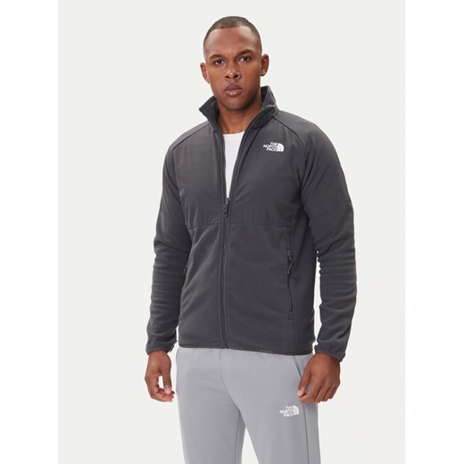 The North Face Polar Glacier NF0A89JG Szary Regular Fit ze sklepu MODIVO w kategorii Bluzy męskie - zdjęcie 185820386