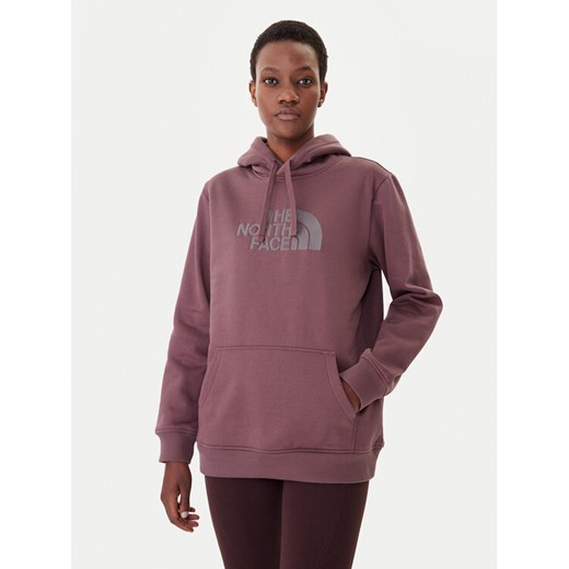 The North Face Bluza Drew Peak NF0A89EH Bordowy Regular Fit ze sklepu MODIVO w kategorii Bluzy damskie - zdjęcie 185820459