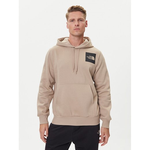 The North Face Bluza Fine NF0A89EU Beżowy Regular Fit ze sklepu MODIVO w kategorii Bluzy męskie - zdjęcie 185820475