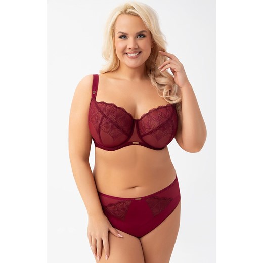 Gorsenia figi damskie wysokie Mira K943, Kolor bordowy, Rozmiar L, Gorsenia ze sklepu Primodo w kategorii Majtki damskie - zdjęcie 185821347