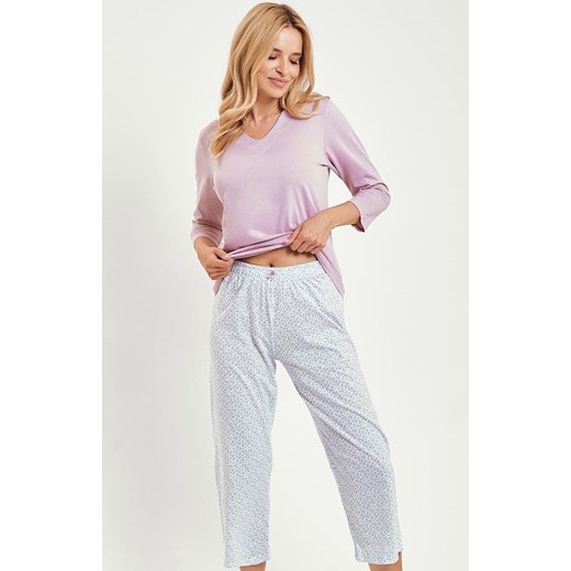 Dwuczęściowa piżama damska Andrea 3458, Kolor jasnofioletowy, Rozmiar L, Taro ze sklepu Primodo w kategorii Piżamy damskie - zdjęcie 185821668