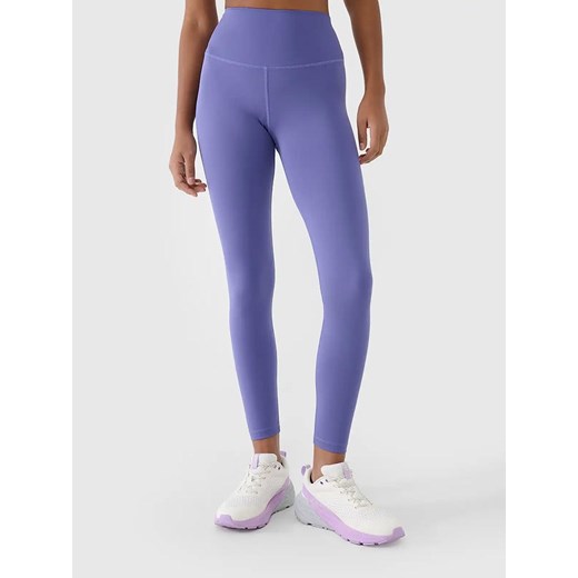 4F Legginsy funkcyjne w kolorze fioletowym ze sklepu Limango Polska w kategorii Spodnie damskie - zdjęcie 185821769