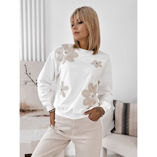 bluza esther biała l/xl ze sklepu UBRA w kategorii Bluzy damskie - zdjęcie 185821816