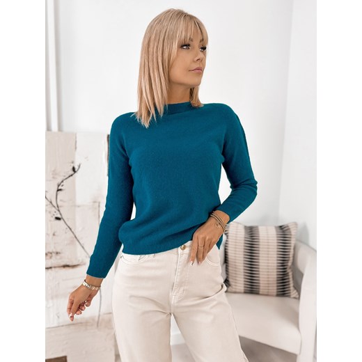 sweter hartfield morski one size ze sklepu UBRA w kategorii Swetry damskie - zdjęcie 185821928