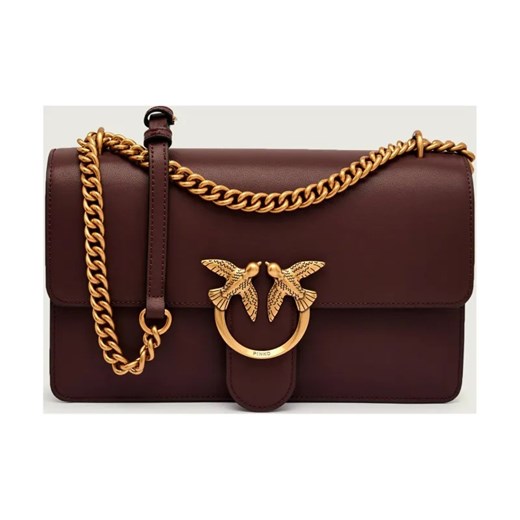 Pinko Skórzana torebka na ramię LOVE ONE CLASSIC ze sklepu Gomez Fashion Store w kategorii Kopertówki - zdjęcie 185822555