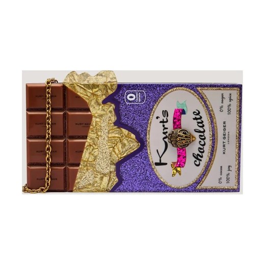 Kurt Geiger Torebka wieczorowa CHOCOLATE ze sklepu Gomez Fashion Store w kategorii Torebki damskie - zdjęcie 185822625