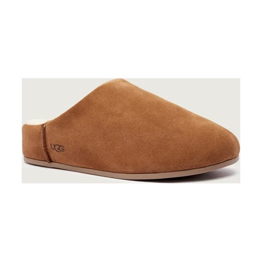 UGG Skórzane mule ELEA | z dodatkiem wełny ze sklepu Gomez Fashion Store w kategorii Kapcie damskie - zdjęcie 185822677