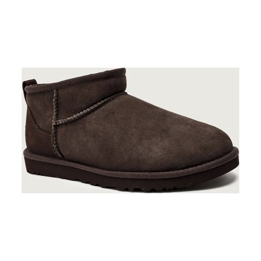 UGG Śniegowce Classic Ultra Mini | z dodatkiem wełny | skóra ze sklepu Gomez Fashion Store w kategorii Buty zimowe męskie - zdjęcie 185822766