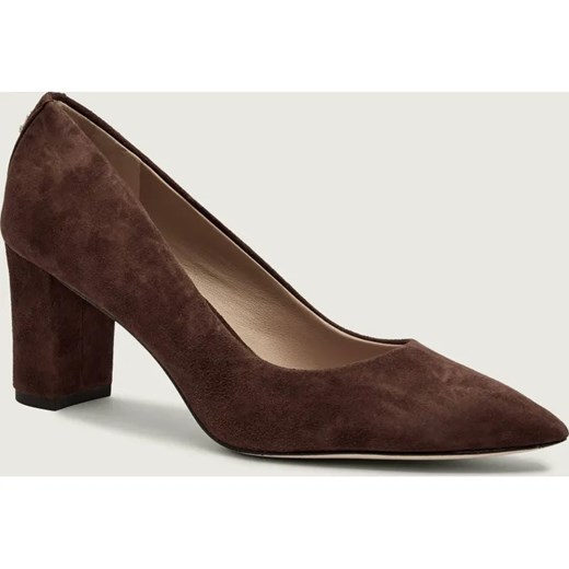 LAUREN RALPH LAUREN Skórzane czółenka na słupku LANETTE ze sklepu Gomez Fashion Store w kategorii Czółenka - zdjęcie 185822916