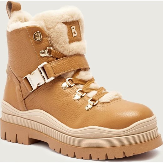Bogner Skórzane trapery AROSA 10 | shearling ze sklepu Gomez Fashion Store w kategorii Śniegowce damskie - zdjęcie 185822928