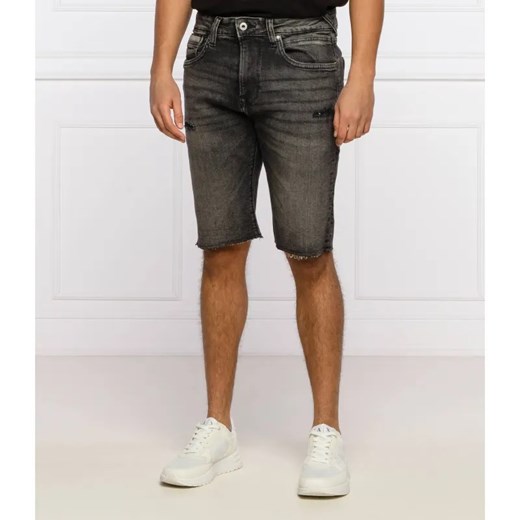 Pepe Jeans London Szorty STANLEY | Tapered | denim ze sklepu Gomez Fashion Store w kategorii Spodenki męskie - zdjęcie 185822936