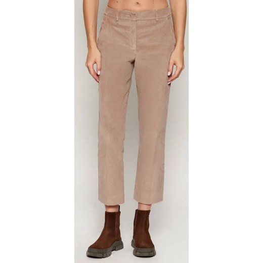 Weekend MaxMara Sztruksowe spodnie MARRUCA | Slim Fit ze sklepu Gomez Fashion Store w kategorii Spodnie damskie - zdjęcie 185825858