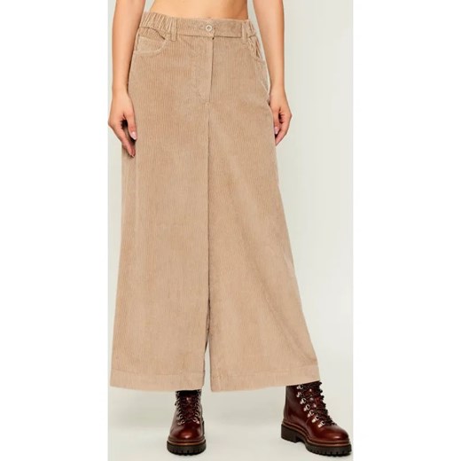 Weekend MaxMara Sztruksowe spodnie URSOLA | Relaxed fit ze sklepu Gomez Fashion Store w kategorii Spodnie damskie - zdjęcie 185825879