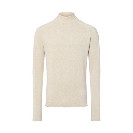 Nils Sundström Męski sweter z dzianiny Mężczyźni Bawełna écru marmurkowy Nils Sundström M vangraaf