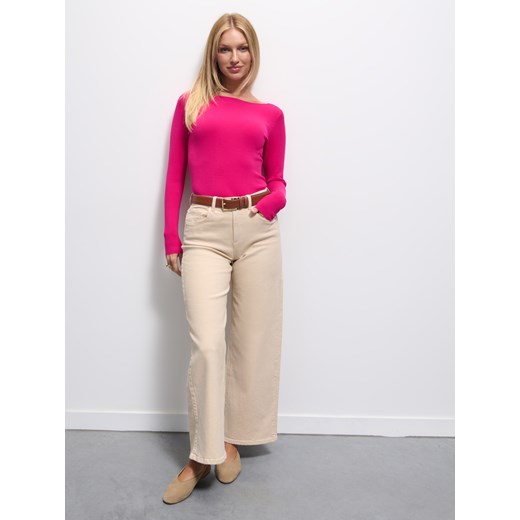Mohito - Różowy sweter z wiskozą - fuksjowy Mohito XL Mohito