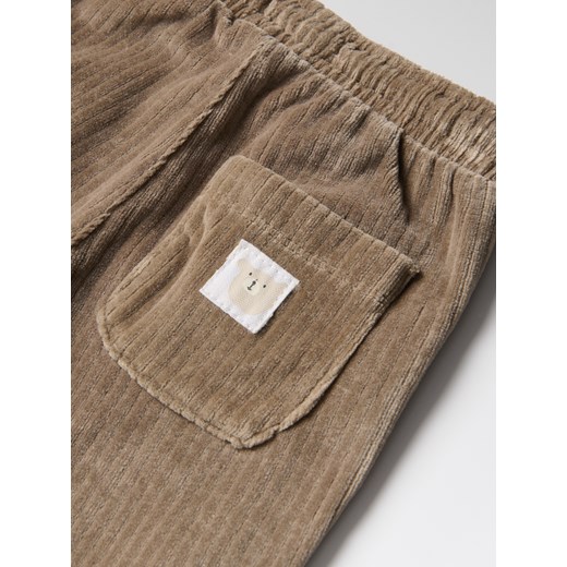 Reserved - Spodnie z wiązaniem - brązowy Reserved 80 (9-12 m.) Reserved