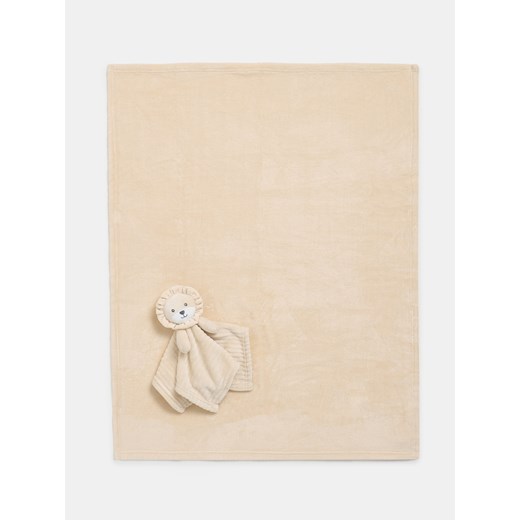 Sinsay - Koc z maskotką - kremowy Sinsay One Size Sinsay