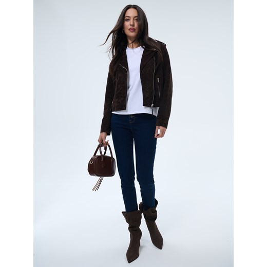 Mohito - Jeansy skinny - granatowy ze sklepu Mohito w kategorii Jeansy damskie - zdjęcie 185828879