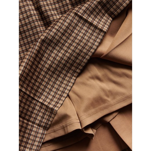 Reserved - Spódnica mini w kratę - wielobarwny Reserved L Reserved