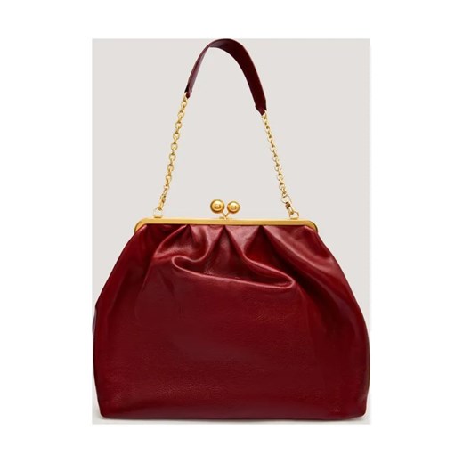 Weekend MaxMara Skórzana shopperka Pasticcino MIRTE ze sklepu Gomez Fashion Store w kategorii Torby Shopper bag - zdjęcie 185829647