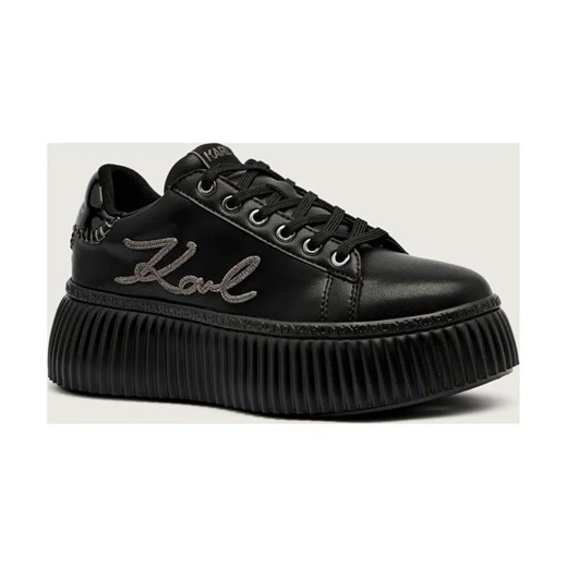 Karl Lagerfeld Skórzane sneakersy KREEPER LO ze sklepu Gomez Fashion Store w kategorii Buty sportowe damskie - zdjęcie 185829706